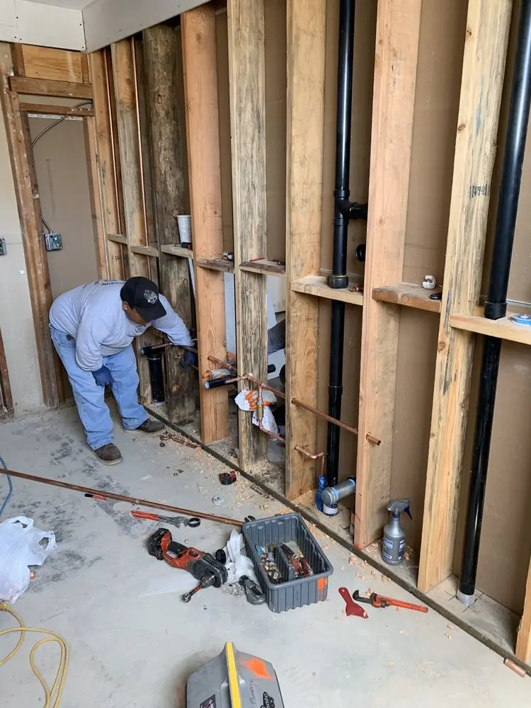 Commercial rough-in plumbing for Gas Line Repair in Malabar